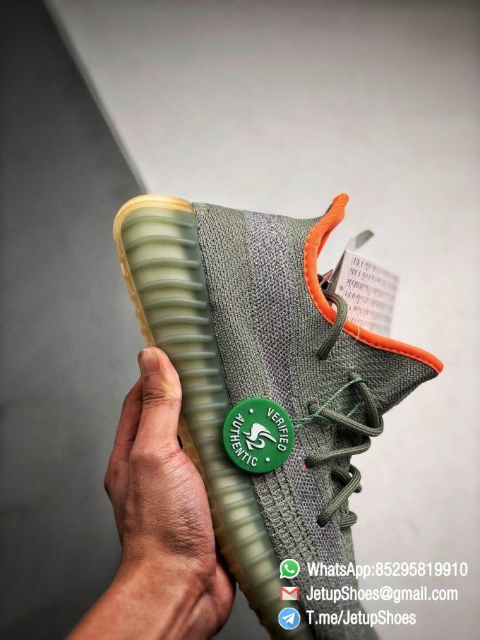 Best Replica Sneakers Adidas Yeezy Boost 350 V2 Desert Sage Pale Green Primeknit Upper 3M Reflective 04