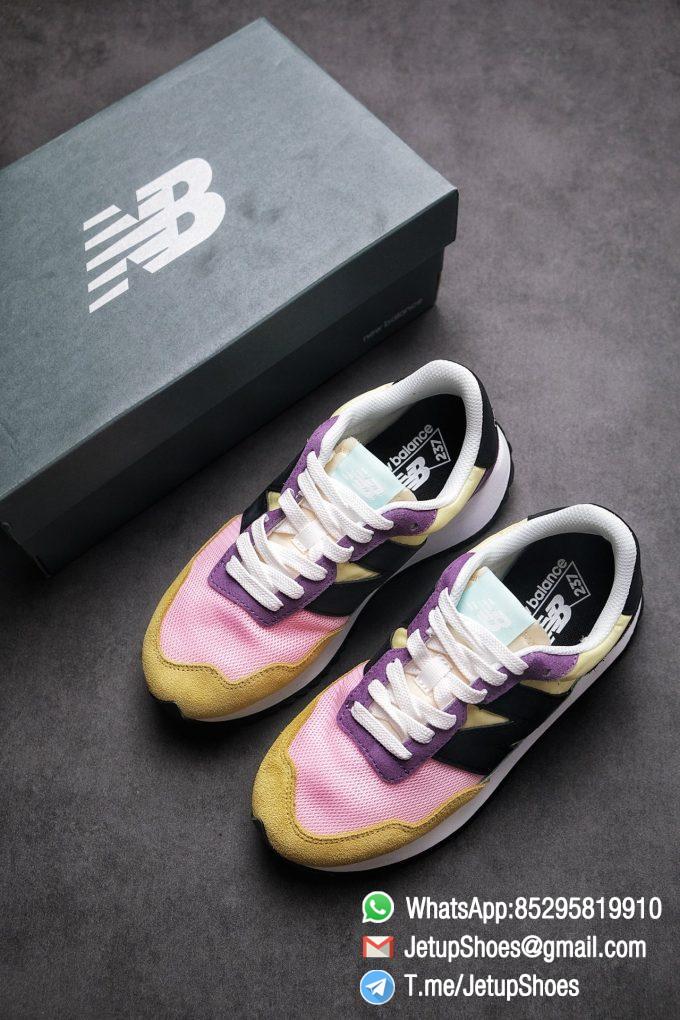 Best Replica 2021 New Balance 237 Yellow Purple Pink SKU MS237LB3 High Quality Running Shoes 04