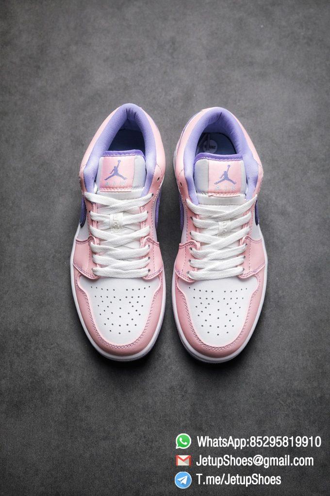 Best Replica Air Jordan 1 Low SE Arctic Punch Crisp White Upper Soft Pink Overlays Top Quality Supplier 02