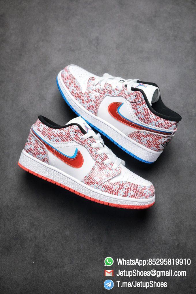 Best Replica Air Jordan 1 Low SE GS Take Flight with 3D Glasses Theme SKU DD1527 114 Top RepSneakers 01