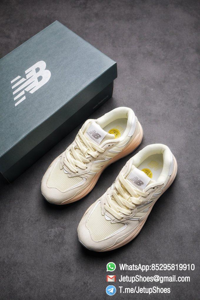 Best Replica New Balance 5740 Beige Cream SKU W5740CE Mesh Shell Suede Upper Big N Logo Pink Boot Top Quality Supplier 04