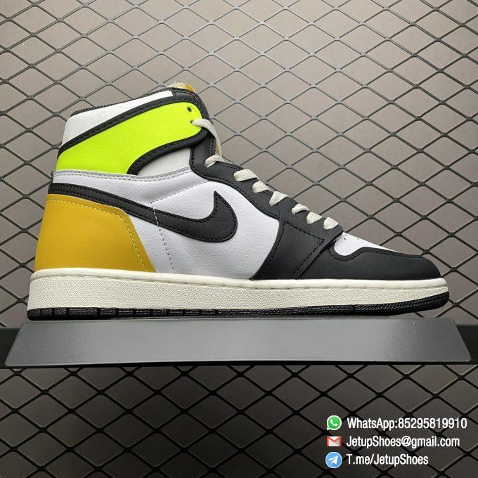 Best Replica Air Jordan 1 Retro High OG Volt Gold White Black Volt University Gold Top Repsneakers Supplier Store 02