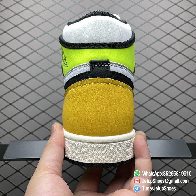 Best Replica Air Jordan 1 Retro High OG Volt Gold White Black Volt University Gold Top Repsneakers Supplier Store 07