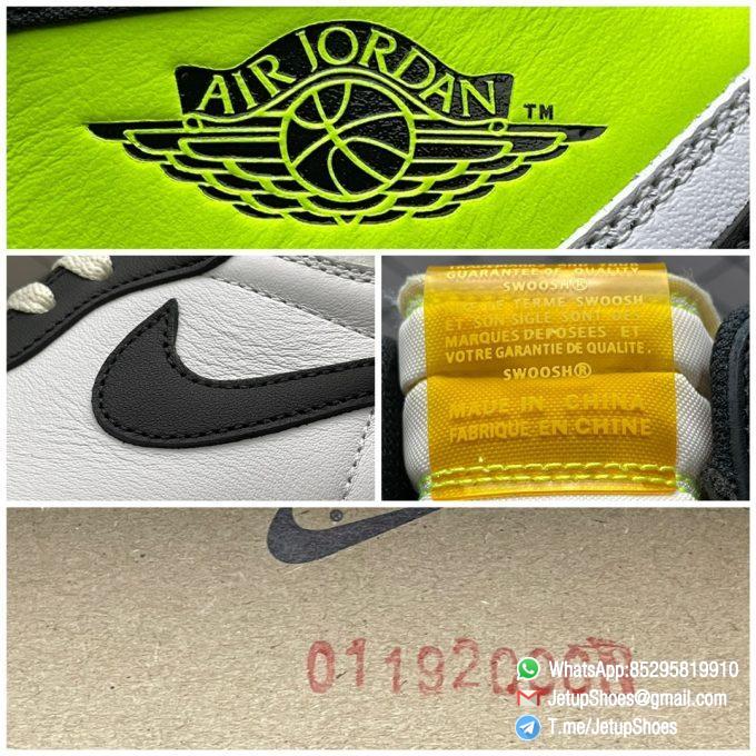 Best Replica Air Jordan 1 Retro High OG Volt Gold White Black Volt University Gold Top Repsneakers Supplier Store 09