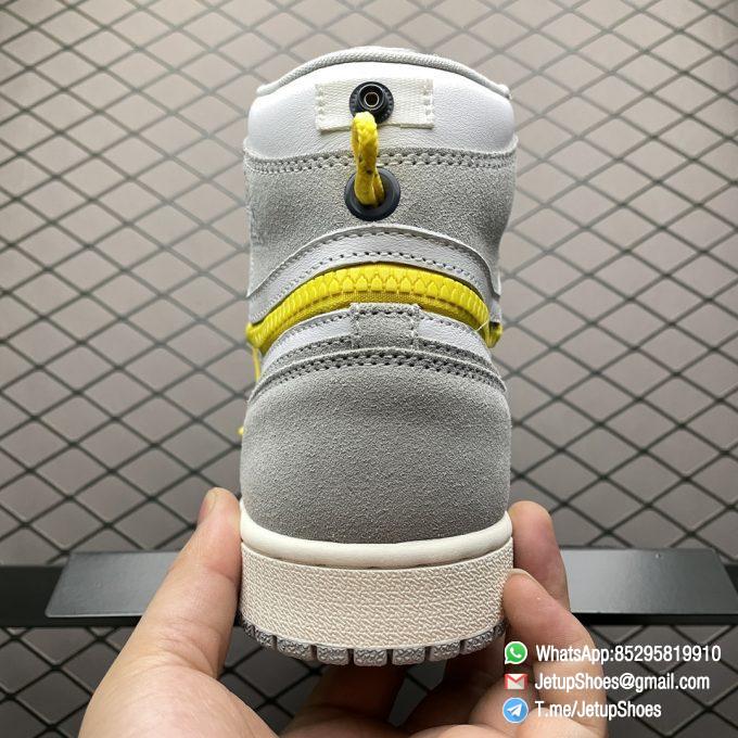 RepSneakers Air Jordan 1 High Switch Light Smoke Grey Zipper Upper Design SKU CW6576 100 Top Replica Sneakers Store 04