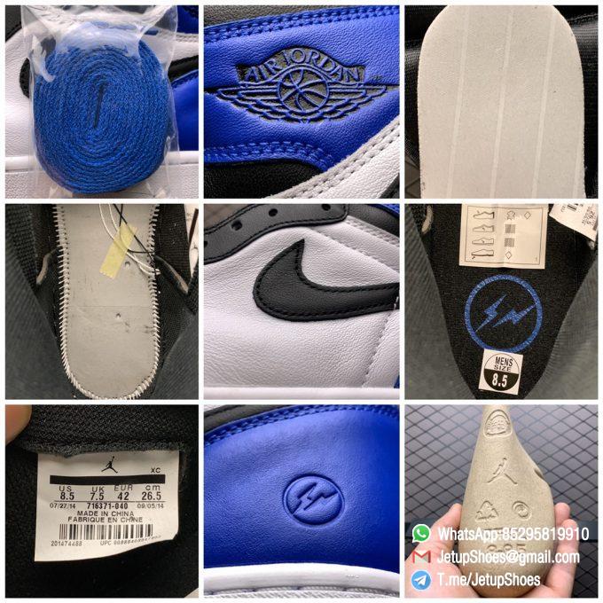 RepSneakers Fragment Design x Air Jordan 1 Retro High OG SKU 716371 040 Best Replica Sneakers Top Rep Snkrs 09