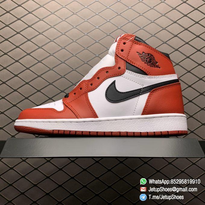 RepSnkrs Womens Air Jordan 1 Retro High OG GS Chicago 2015 SKU 575441 101 Varsity Red Upper Outsole White Midsole 01