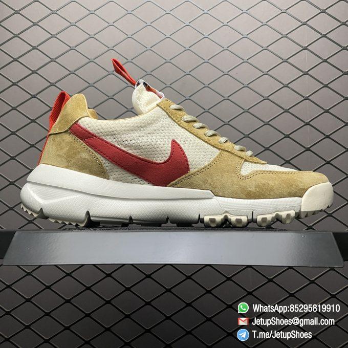 Replica Nike Mars Yard Tom Sachs x NikeCraft Mars Yard 2.0 NASA Off White Mesh Upper Maple Colored Nubuck Panelsr Sport Red Swoosh Sport Red Swoosh SKU AA2261 100 02