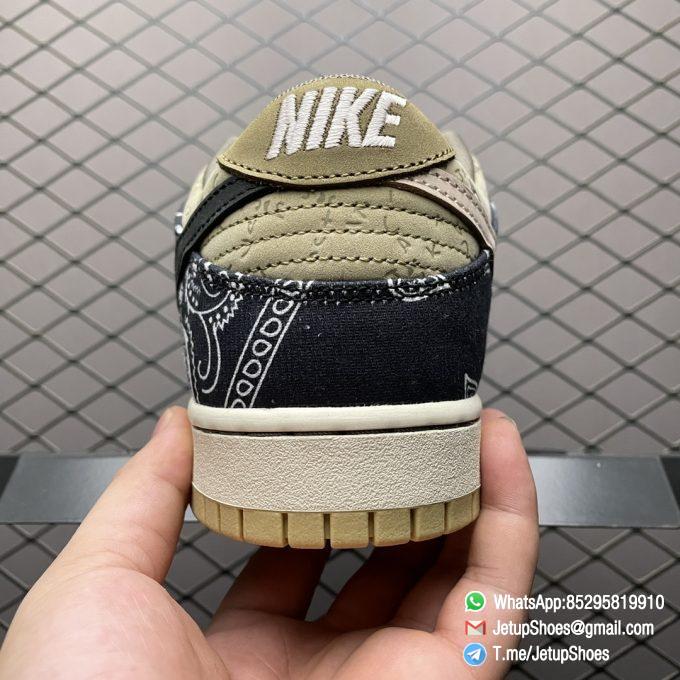 Top Replica Nike Dunk SB Travis Scott x Dunk Low Premium QS SB Cactus Jack Patchwork Motif Upper Paisley Overlays Cactus Jack Tongue Tags Black Pink Swooshes SKU CT5053 001 06