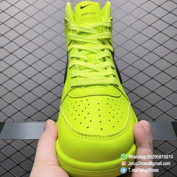 RepSneakers AMBUSH x Dunk High Flash Lime SKU CU7544 300 Best Replica Sneakers 05