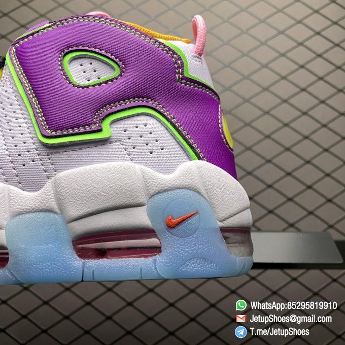 RepSneakers Air More Uptempo GS DH0624 500 Barely Grape Orange Peel Sneakers Best Replica SNKRS 04