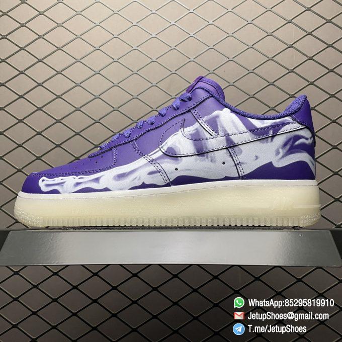 RepSneakers Nike Air Force 1 Low Purple Skeleton Sneaker SKU CU8067 500 Best Qulity Rep Sneakers 01