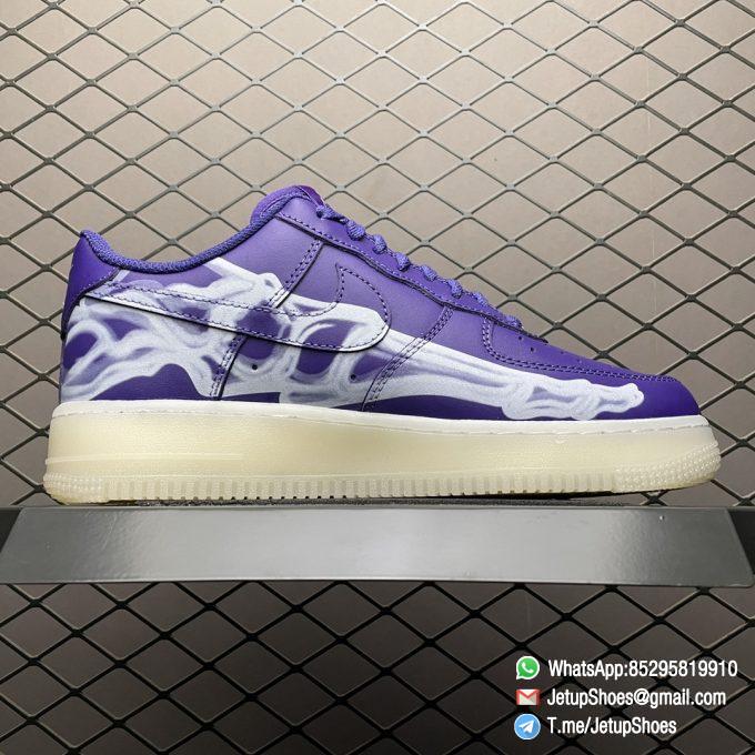 RepSneakers Nike Air Force 1 Low Purple Skeleton Sneaker SKU CU8067 500 Best Qulity Rep Sneakers 02