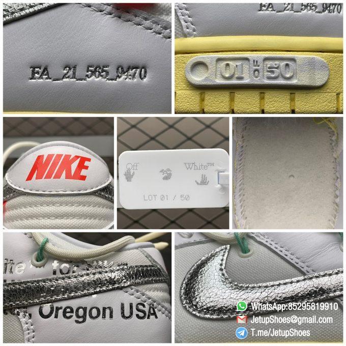 RepSneakers Off White x Dunk Low Lot 01 of 50 Sneaker SKU DM1602 127 Super Replica Sneakers 09