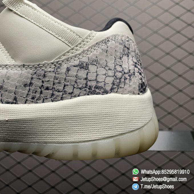 Best Replica Air Jordan 11 Retro Low Light Bone Snakeskin Sneakers SKU CD6846 002 Top Quality SNKRS 04