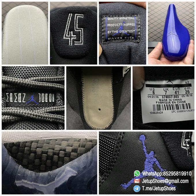 Best Replica Air Jordan 11 Retro Space Jam 2016 Sneakers SKU 378037 003 Top Quality Snkrs 09