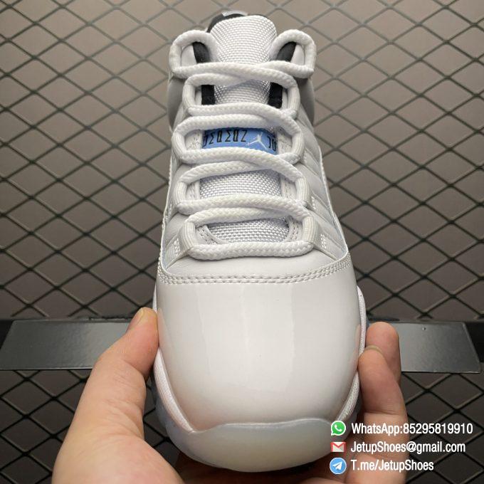 Best Replica Womens Air Jordan 11 Retro Low GS Legend Blue Sneakers SKU 528896 117 Top Quality SNKRS 05