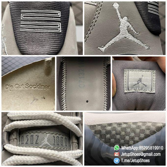 Repsneakers Air Jordan 11 Retro Cool Grey 2021 SKU CT8012 005 Best Replica AJ11 Cool Grey SNKRS 09