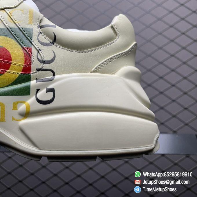 Repsneakers Womens Luxury Rep Sneakers Gucci Rhyton with GG Logo Style 500878 DRW00 9522 Colorway Ivory 05