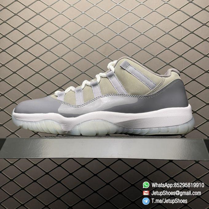 RepSneakers 2018 Air Jordan 11 Retro Low Cool Grey Basketball Sneakers SKU 528895 003 Top Quality Rep Snkrs 01