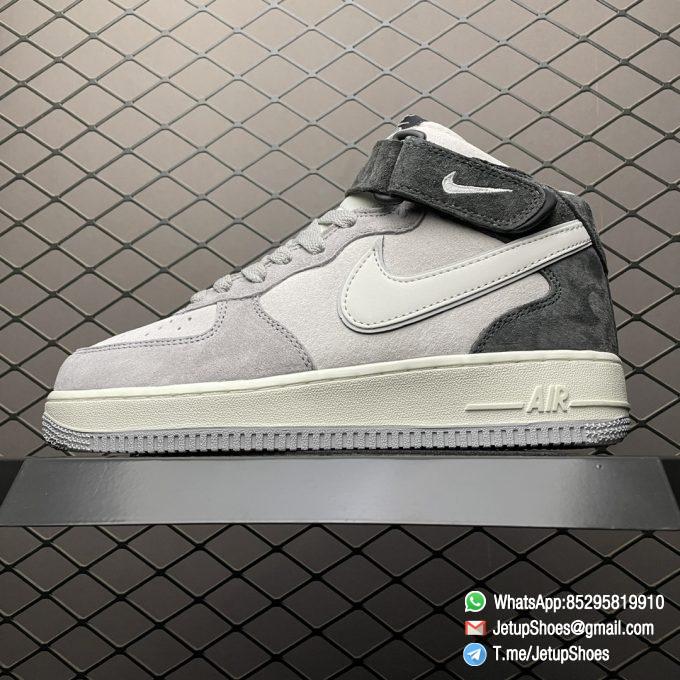 RepSneakers Air Force 1 07 Mid Sneakers Suede Overlay SKU DG9158 616 3M Effect NFC Function Top Quality Snkrs 01