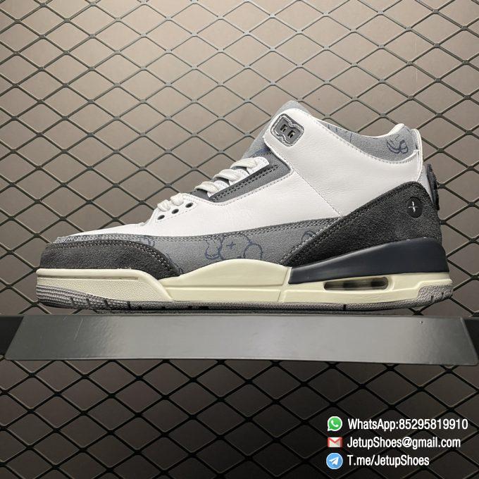 RepSneakers New Release KAWS x Air Jordan 3 Grey White Sneakers Best Quality RepSNKRS 01