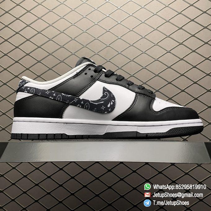 RepSneakers Nike Dunk Low Black Paisley SKU DH4401 100 Best Clone Support Shoes 02