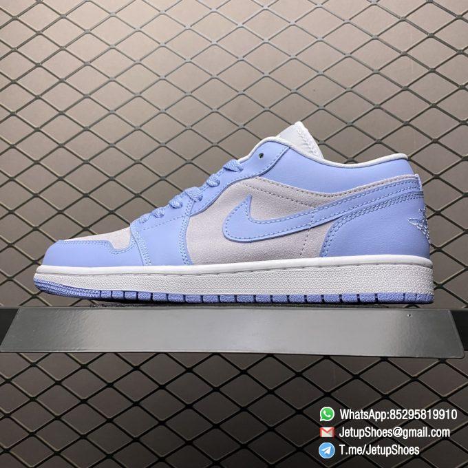 Replica AJ1 2021 Womens Air Jordan 1 Low University Blue SKU DC0774 050 Best RepSneakers 01