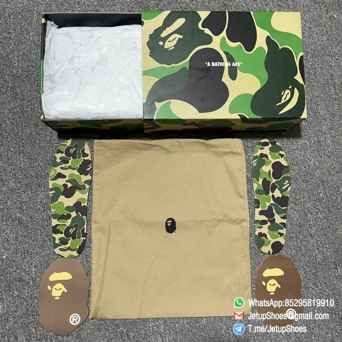 RepSneakers Human Made Bape Sta Sk8 To Nigo Low Army Green SKU 1G70191030 Top Quality Rep Bape Sneakers 09