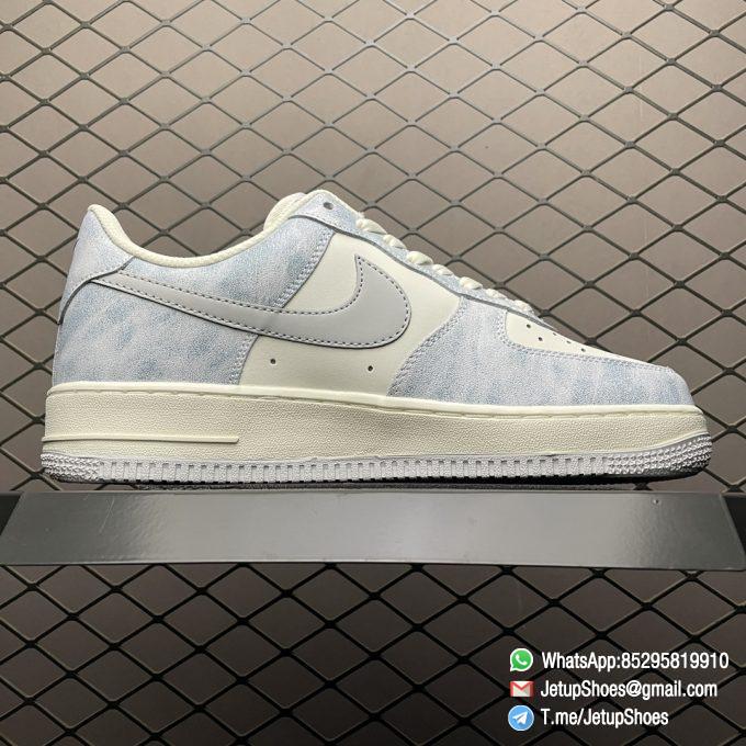 Best Replica Air Force 1 07 Sneakers Beige Haze Blue SKU CL5568 663 Top Rep AF1 02