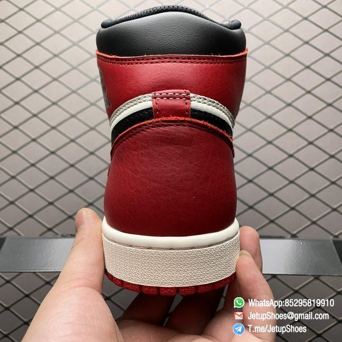 Best Replica Air Jordan 1 Retro High OG Bred Toe 2018 SKU 555088 610 Top Quality Sneakers 04