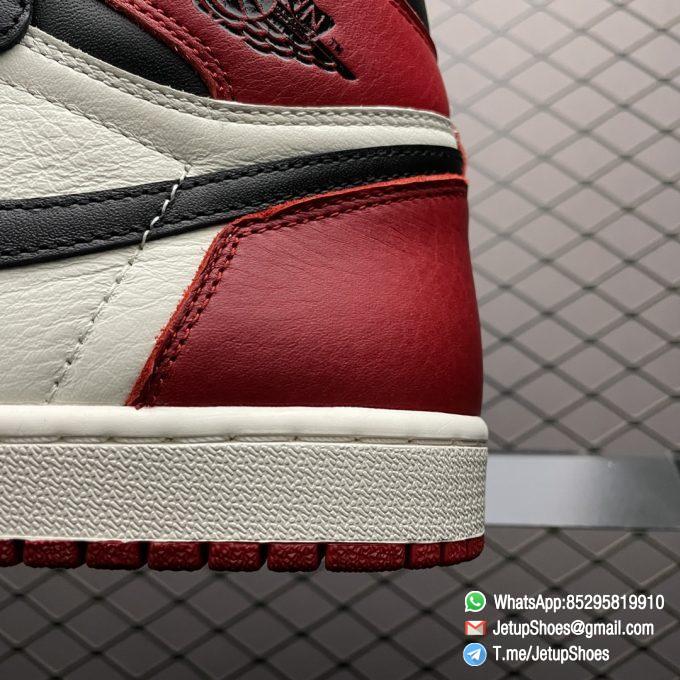 Best Replica Air Jordan 1 Retro High OG Bred Toe 2018 SKU 555088 610 Top Quality Sneakers 08