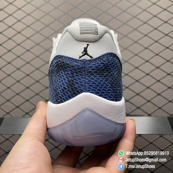 RepSneakers Air Jordan 11 Retro Low Navy Snakeskin 2019 SKU CD6846 102 Best Replica AJ11 SNKRS 04