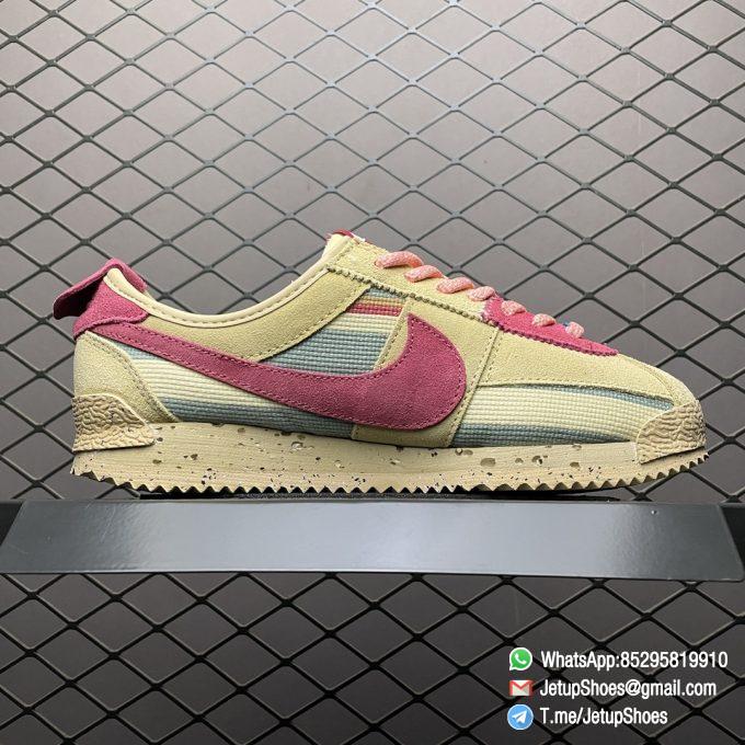 RepSneakers Union x Nike Cortez 50th Anniversary Running Shoes Brown Wine Red SKU DR1413 200 2