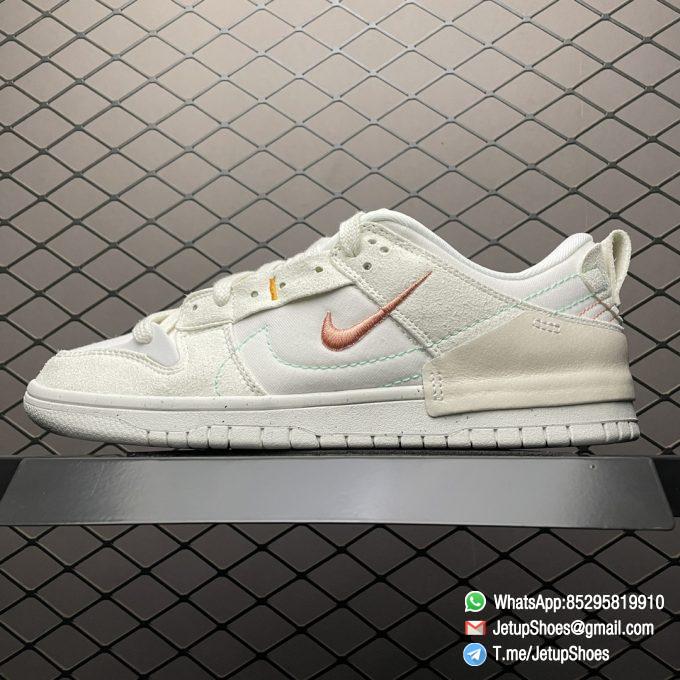 RepSneakers Women Nike Dunk Low Disrupt 2 Pale Ivory SKU DH4402 100 01