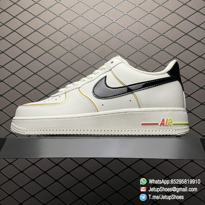 Replica Air Force 1 07 Beige Gold Gradeient Sneakers SKU ZX9856 599 1