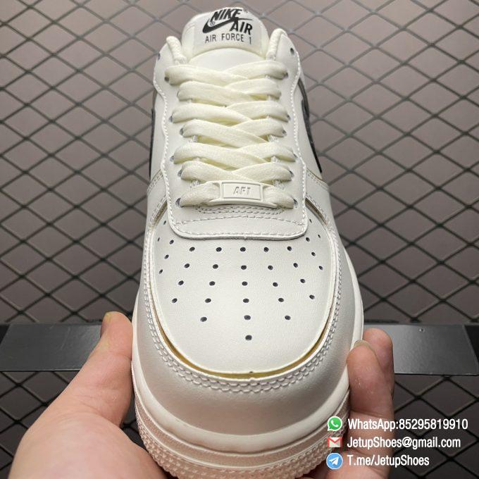 Replica Air Force 1 07 Beige Gold Gradeient Sneakers SKU ZX9856 599 3