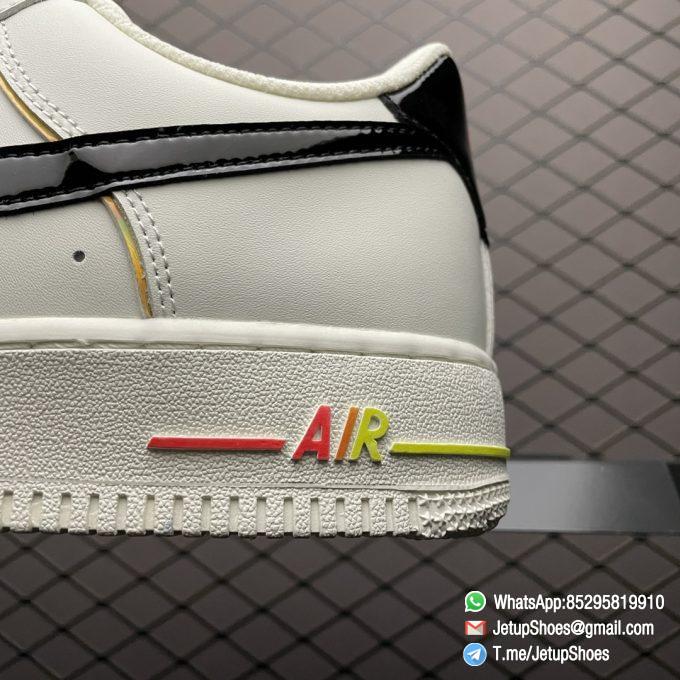 Replica Air Force 1 07 Beige Gold Gradeient Sneakers SKU ZX9856 599 6