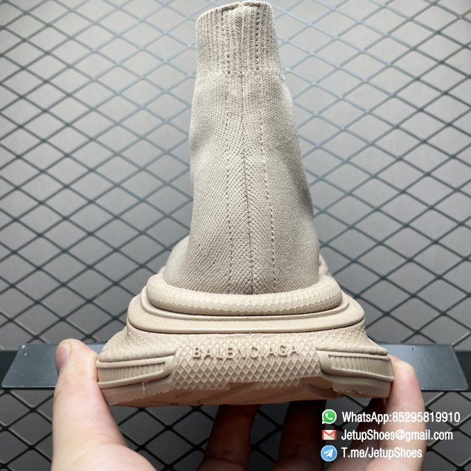 RepSneakers Balenciaga 3XL Sock Sneakers Brown Knit Upper SKU 758429 W2DG1 2910 FashionReps Snkrs 06