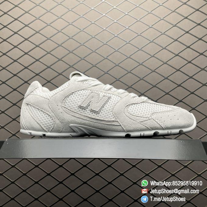 RepSneakers New Balance x Miu Miu 530 SL White Suede Upper SKU 5E165E 3D8C F0009 F BD05 FashionReps Snkrs 02