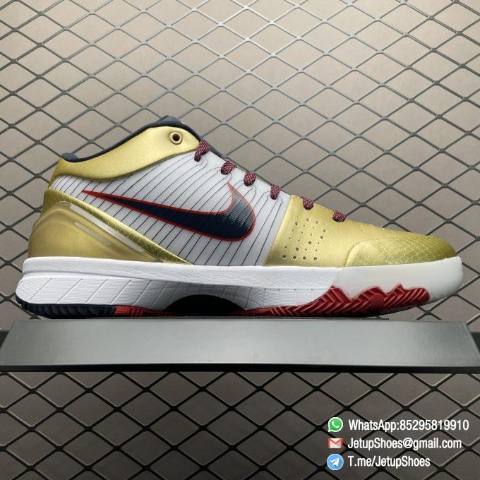 RepSneakers Zoom Kobe 4 Gold Medal Sneakers SKU 344335 141 FashionReps Replica Kobe 4 Snkrs 02