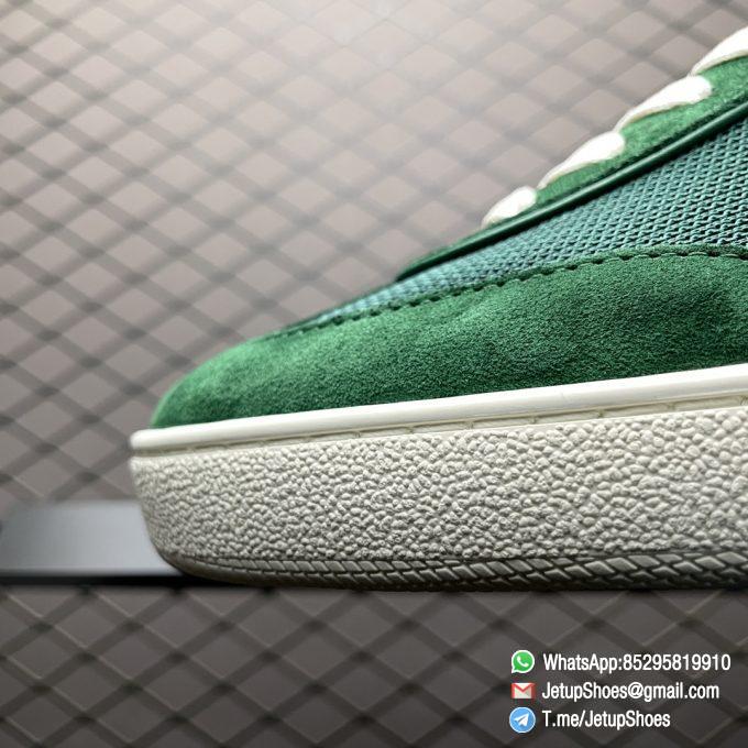 2024 RepSneakers Gucci Lido Collection Interlocking G Sneakers Summer Shoes Green suede Upper 03