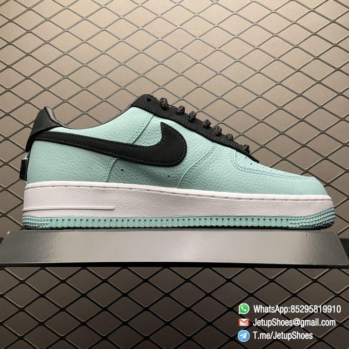 Nike Air Force 1 1837 Tiffany Blue Upper Black Swoosh DZ1382 002 Replica AF1 Sneakers 02