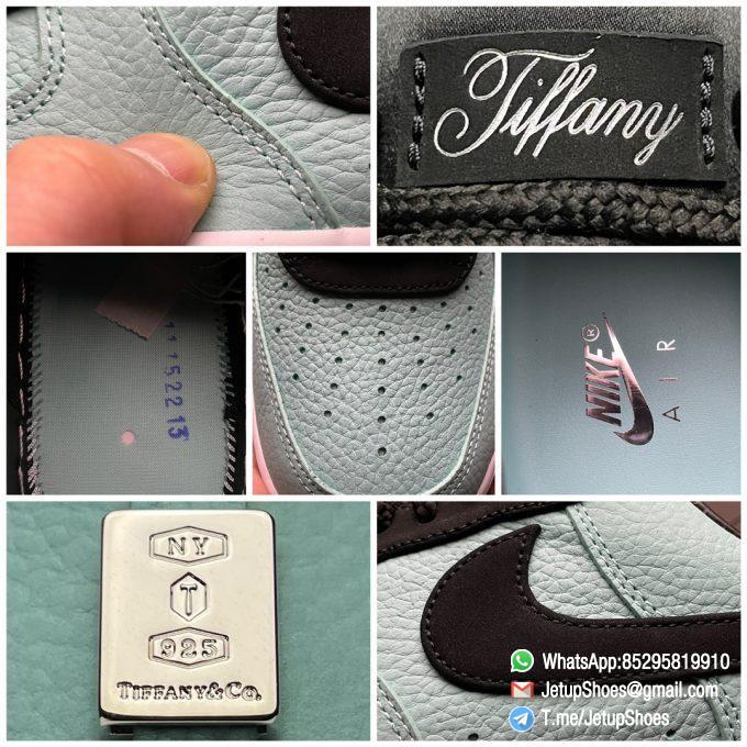 Nike Air Force 1 1837 Tiffany Blue Upper Black Swoosh DZ1382 002 Replica AF1 Sneakers 09