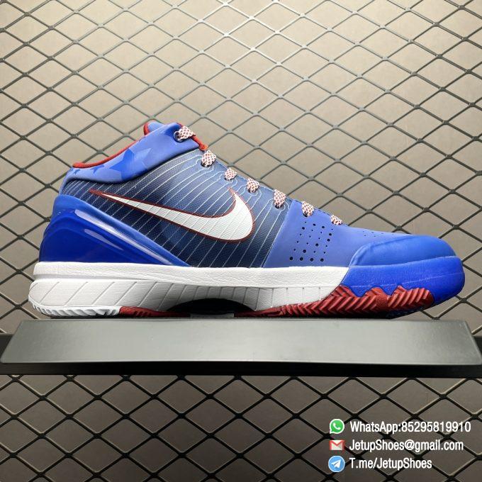 RepSneakers 2024 Zoom Kobe 4 Protro Philly Blue White University Red FQ3545 400 Replica KB4 Sneakers 02