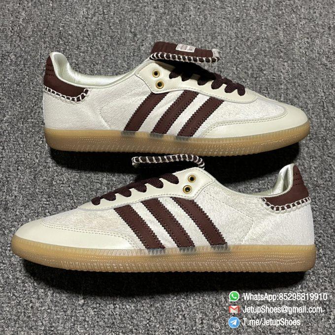 RepSneakers Wales Bonner x Adidas Samba Pony Cream White IE0586 Fur Upper SuperClone Sneakers 09