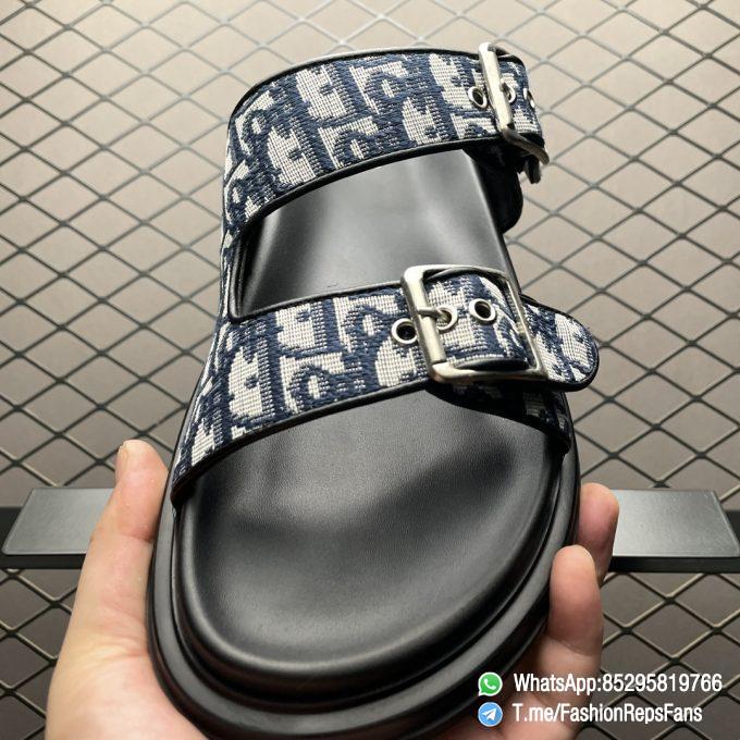 FashionReps 2022 Dior Aqua Sandal Dior Oblique Black Beige 3SA115ZSA H561 Jacquard Upper 06